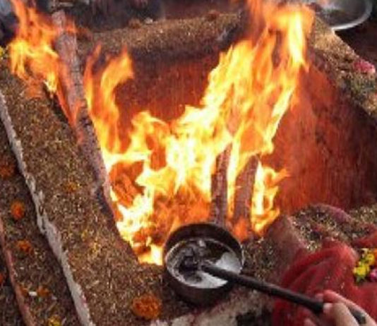 रूद्राभिषेक यज्ञ श्रद्धा से संपन्न