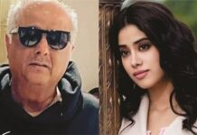 मैंने जान्हवी को बिना मक्खन वाली ग्रिल्ड फिश ऑर्डर करने के लिए डांटा थाः बोनी कपूर