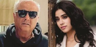 मैंने जान्हवी को बिना मक्खन वाली ग्रिल्ड फिश ऑर्डर करने के लिए डांटा थाः बोनी कपूर